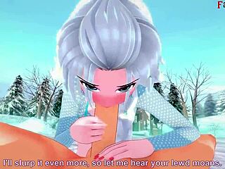 Elsa在冰雪奇缘中的幻想冒险