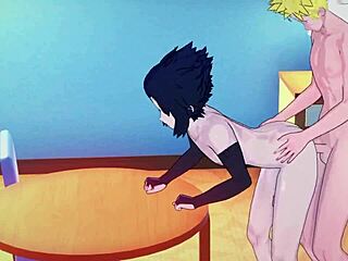 Sasuke's Naruto hentai videos feature intense anal action