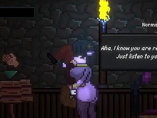 2D game with anime-style sex scenes: Drain Mansion Chapter 4