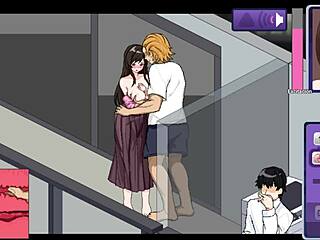 Hentai Game NTRAHOLIC: Wife Caught Cheating by Husband in Hardcore Cartoon Bang Part 4.