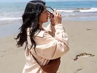 Sister-in-law's public escapades with camgirl Cami Strella's big tits