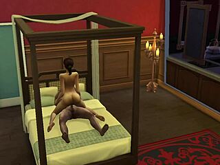 Hot milf auntie seduces her neighbor’s son