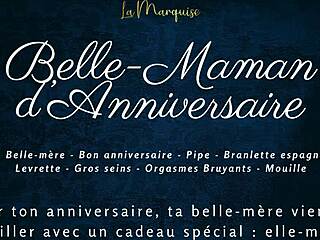 French audio porn featuring a hot mommy in law
