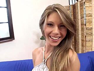 Watch Abby's vicious one-on-one wild sex! Oral, pussy, anal dildo play ending in awesome facial cumshot?