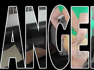 Wild Masturbation While Licking Angel's Round Tits!