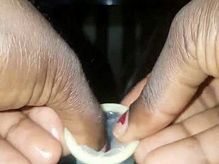 Preparing My Penis With Ice For That Intense Pussy Pounding On Web Chat