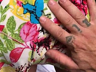 Delicious massage on sister-in-law ends with sex toy