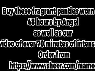 Wild Masturbation While Licking Angel's Round Tits!