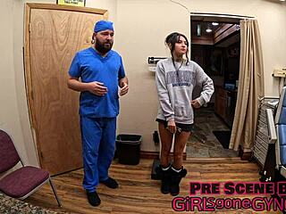 Zombae的第一次妇科检查，伴随娇小屁股手指插入 😳