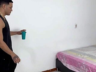 Young fitness trainer seduces his Latina student for sex