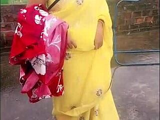 Devar seduces hot desi bhabhi in a steamy encounter with a young couple on a vacation