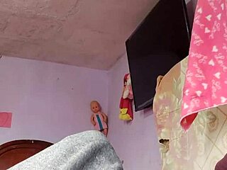 Single man’s pleasure in the stepmother’s room
