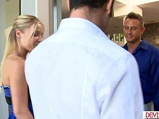 Close friends having sex with each other’s wives while they watch