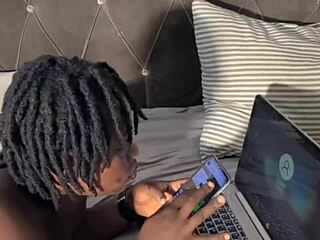 Her Sweet Ebony Pussy Makes Me Cum Twice Intensely