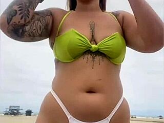 The cheesemonger kept staring at my beach cleavage