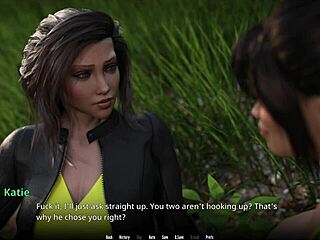 3D visual novel with a curvy girl named Harper