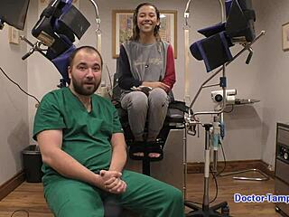 Dr. Tampa's annual physical exam of the beautiful Kalani Luana