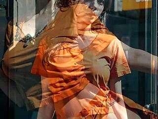 Pretty prisoner in sexy cosplay in jail