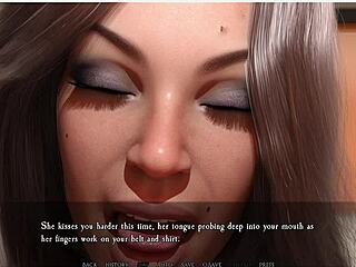 Adult video game with animated sex scenes and commented gameplay