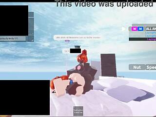 Roblox Slut Spitted by Two Black Futa Monsters?