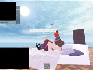 Roblox Slut Spitted by Two Black Futa Monsters?