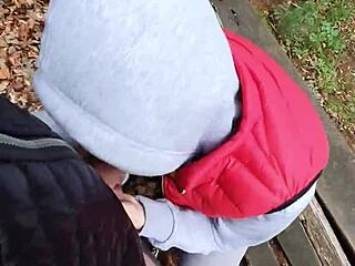 Public sex with an 18-year-old girl in different angles