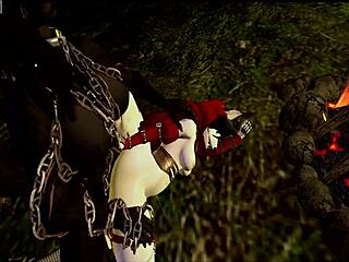 little red riding woof explores wild forest fantasies with a twist