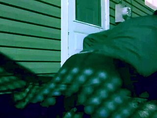 Time Lapse Stop Frame Stretch Against Steps at Night