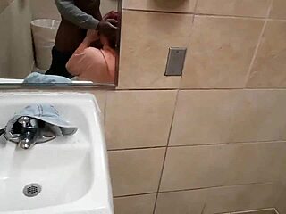 Redhead gets fucked by a big black cock outside in the snow