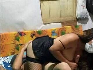 Stepsister Climbs on Chest, Removes Panties, Sucks Penis, I Lick Vagina, Intense Orgasms