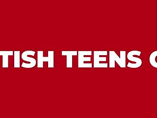 British Teen in Lingerie and Stockings Sucks Cock for Explosive Facial Orgasm.