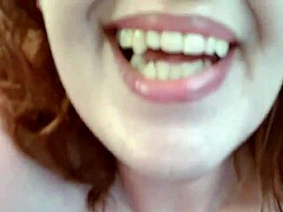 Curvy redhead Dawn teases with thick body and dirty talk in retro style!