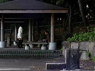 Skinny Japanese Teen 18+ Gives Blowjob to Stranger in Car at Porn Casting