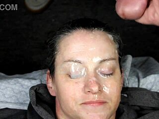 Hot amateurs get dirty and covered in cum compilation