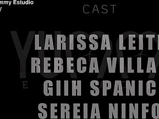 Naughty Brazilians Larissa Leite and Rebeca Villar in Anal Gaping