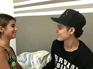 Blonde Beauty Spits and Sucks in Close-Up Action