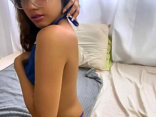 Small but hot stepsis in her bedroom