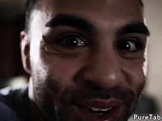 beautiful glam teen craves wild taboo threeway drilling with cute small tits