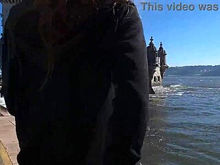 EXTREME Public Flashing in Lisbon with Dollscult - So RISKY and WET!
