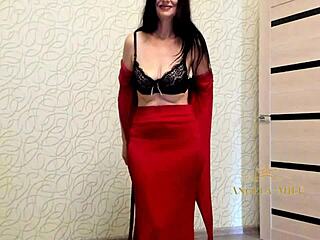 hey angela-milf why dance and strip with that huge butt for fans