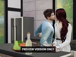 Kitchen Sex Turns Wild in 3D Hentai Scene!