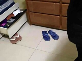 Damn! Banging the maid, that dirty slut, in part 1!