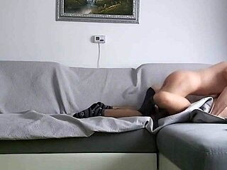 Beautiful amateur video of hot sex on the couch with a beautiful woman