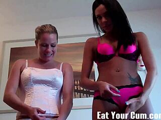 Open Mouth for Mistress's Squirting Cum Instruction