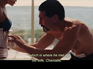 blonde milf shares a kiss in missionary position