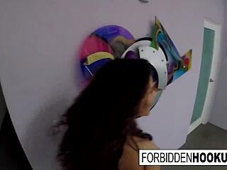 food delivery turns into wild step-siblings banging session