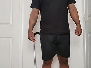 Good morning, spreading buttocks open