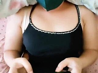 Cute chubby blonde gets deepthroat action in bedroom 1on1