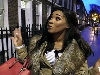 hot ebony kiki minaj takes two hard cocks
