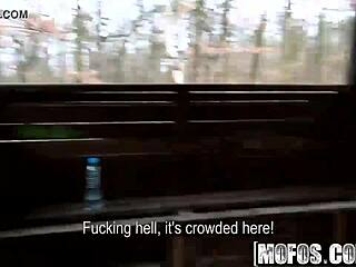 Mofos pickup with Florence planting tulips in public park